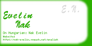 evelin nak business card